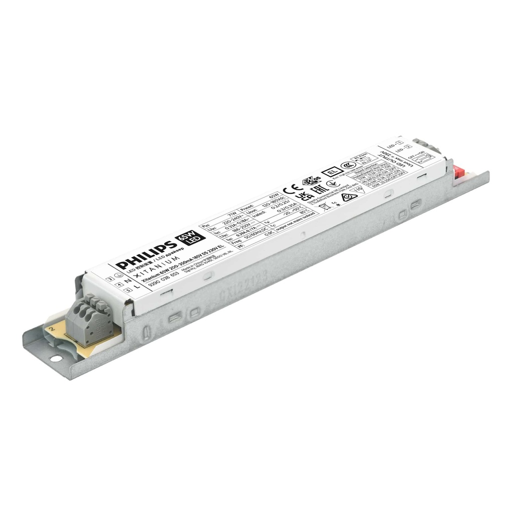 PHILIPS 929003865306, Driver LED Xitanium 65W (200-350mA, 185V, DS, 230V, EL)