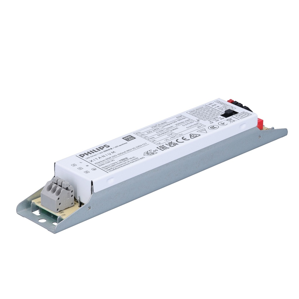 PHILIPS 929003914580, Xitanium LED Driver 65W (200-350mA, 185V, DS, 230V, CCT)