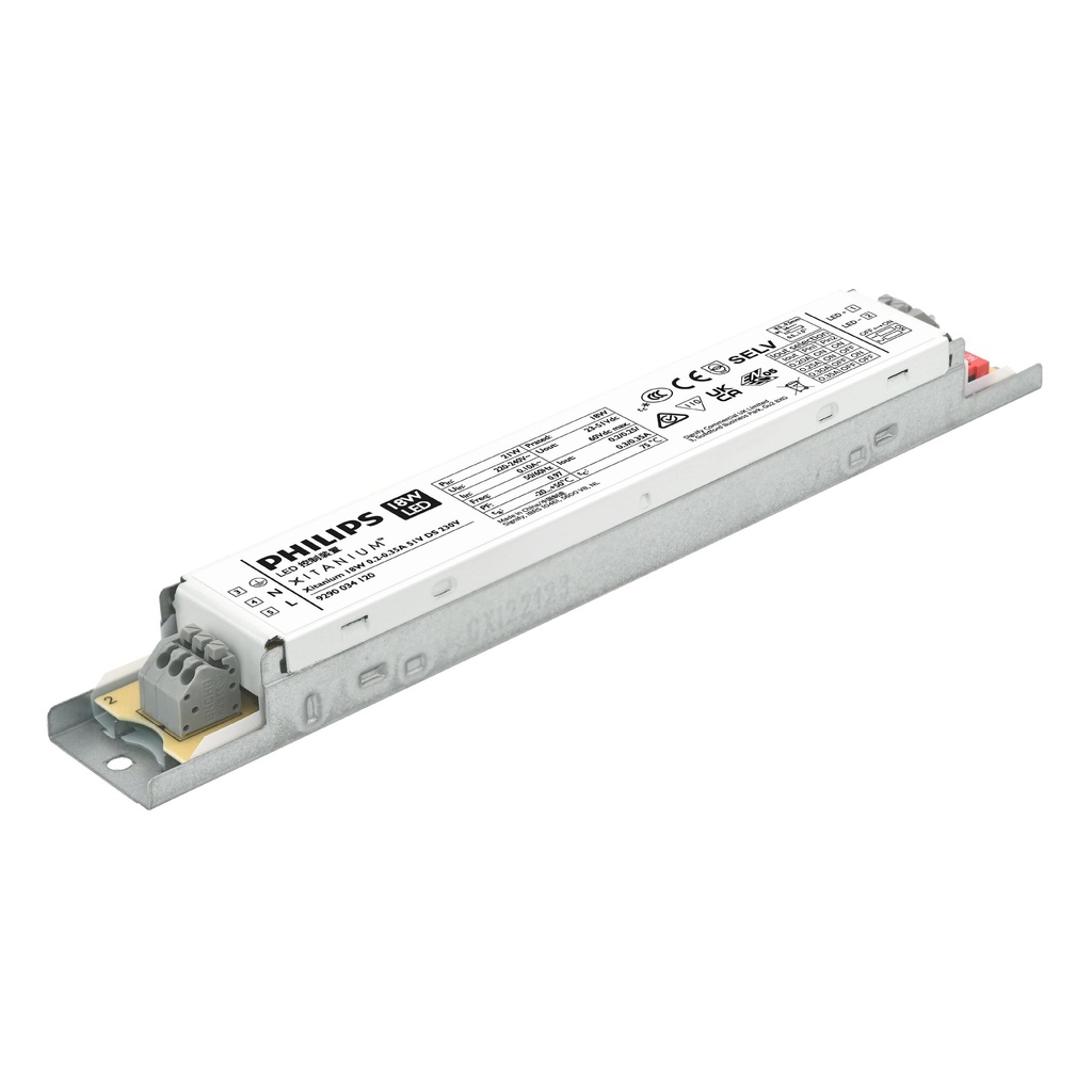 PHILIPS 929003412080, Driver LED Xitanium 18W (0.2-0.35A, 51V, DS, 230V)