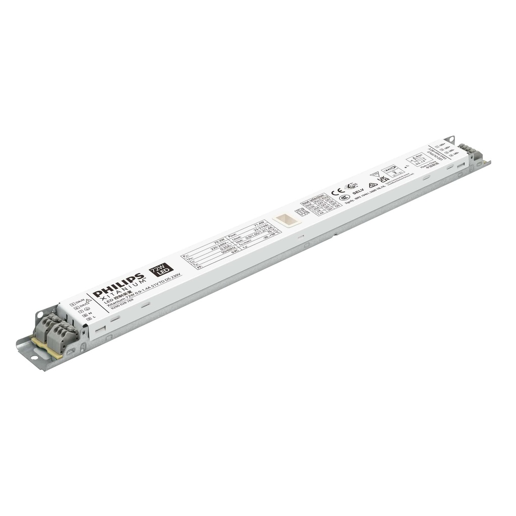 PHILIPS 929002876980, Xitanium LED Driver 72W (0.9-1.4A, 51V, TD DS, 230V)