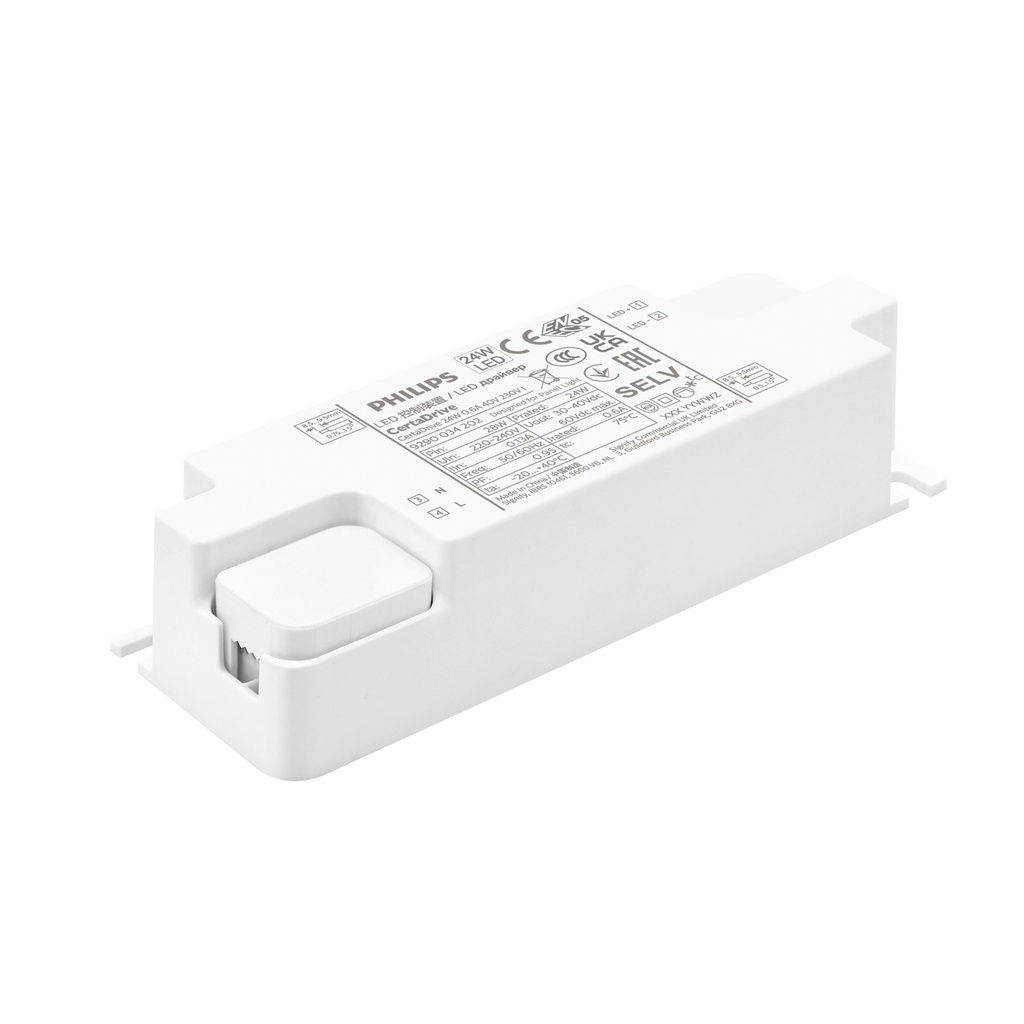 PHILIPS 929003420280, CertaDrive LED Driver 24W (0.6A, 40V, 230V)