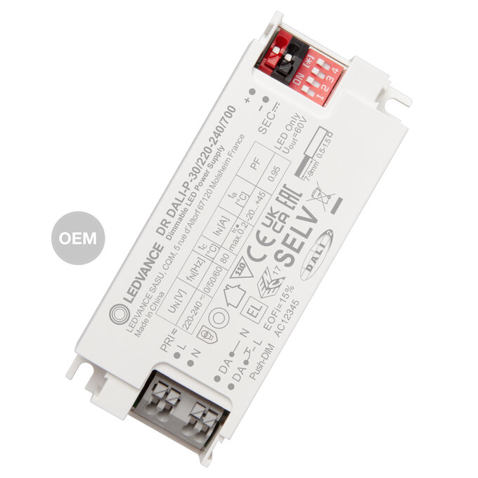 LEDVANCE 4058075845404, LED Driver DALI-P 30W (700mA, OEM)