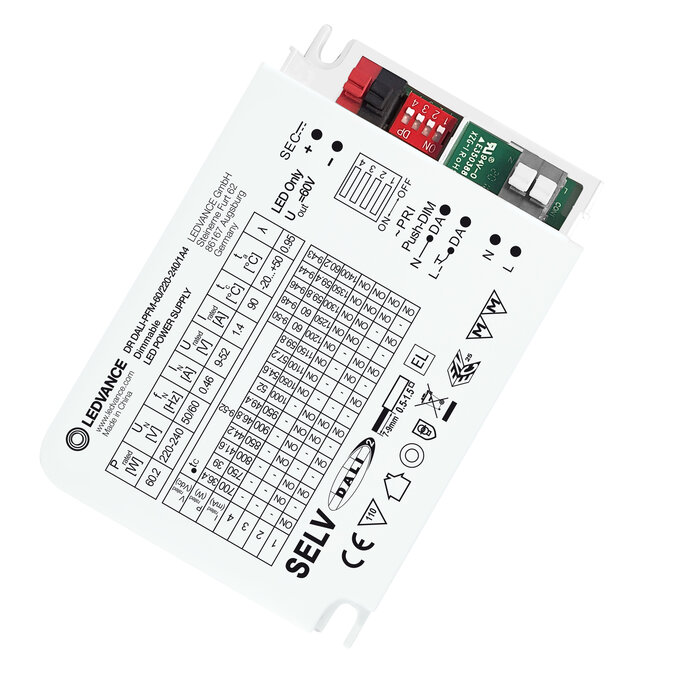 LEDVANCE 4058075421929, Driver LED DALI-PFM 60W (1.4A, 220-240V)