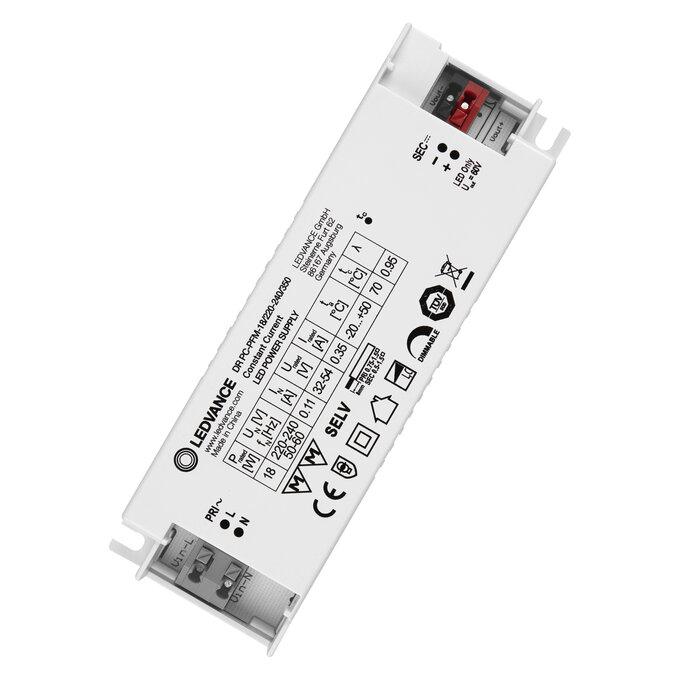LEDVANCE 4058075239838, LED Driver PC-PFM 18W (350mA, 220-240V)