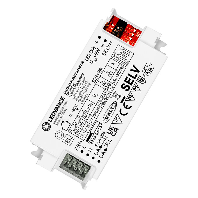 LEDVANCE 4058075779631, LED Driver DALI-P 26W (700mA, 220-240V)