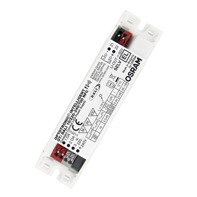 OSRAM 4062172143899, OTi DALI LED Driver 10W (700mA, NFC)