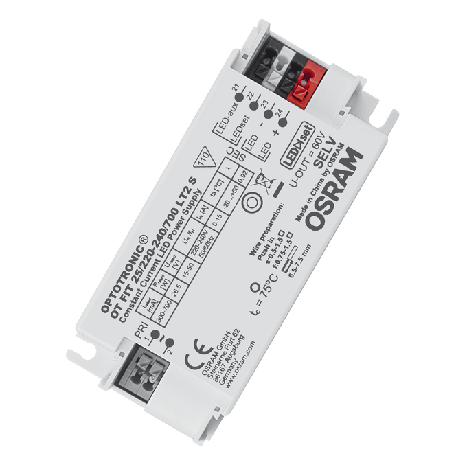 OSRAM 4052899957008, OT FIT LED Driver 25W (700mA, 220-240V)