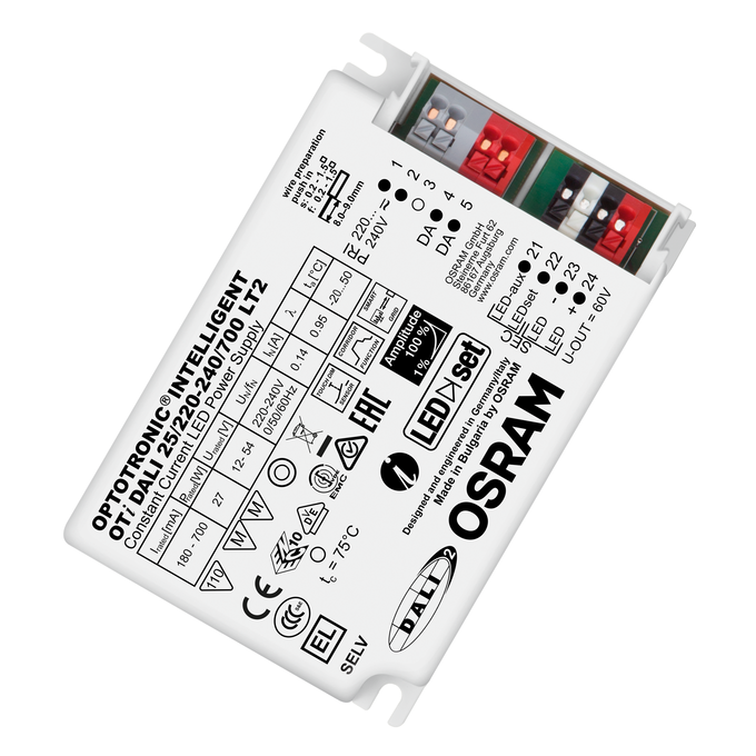 OSRAM 4052899488144, Driver LED OTi DALI 25W (700mA, 220-240V)