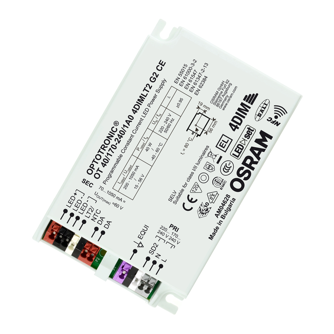 OSRAM 4052899981935, LED Driver 40W (1.0A, 170-240V, 4DIM, G2)