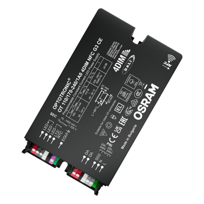 OSRAM 4062172219037, Driver LED 110W (1.0A, NFC, G3)