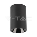 V-TAC 10380, Suport GU10 Montaj Aplicat Rotund, Negru