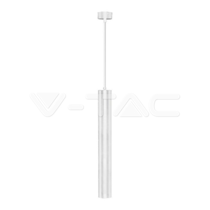 V-TAC 6780, GU10 Pendant Light White Ø60×500 mm