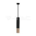 V-TAC 6688, GU10 Pendant Light Black Gold Ø60x300 mm