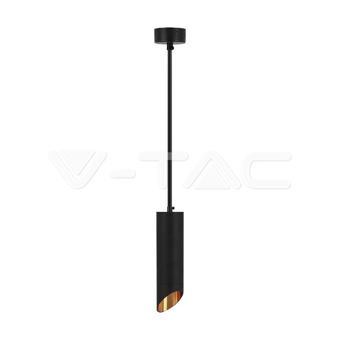 V-TAC 6685, GU10 Pendant Light Black Ø55x300 mm