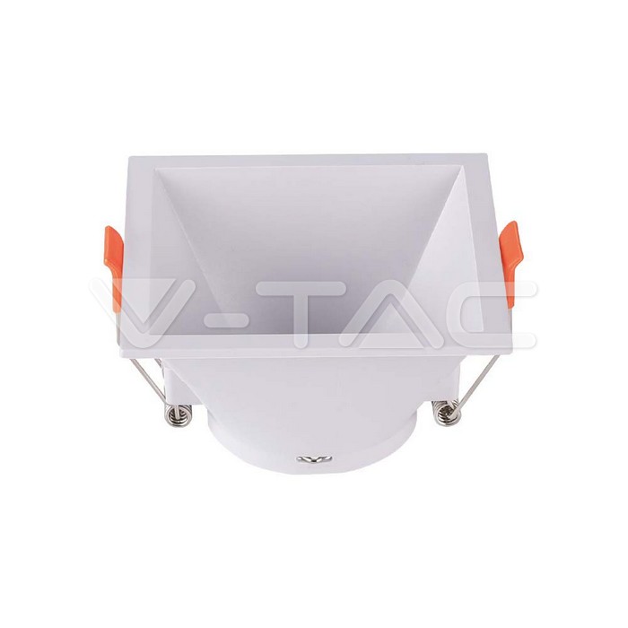 V-TAC 6638, Suport GU10 Pătrat Alb