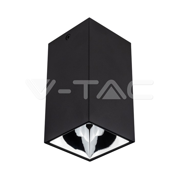V-TAC 8994, GU10 Holder Square Black Chrome