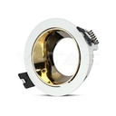 V-TAC 3154, GU10 Holder White Gold Round