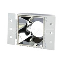 V-TAC 8880, GU10 Holder Square White Frame Chrome Reflector