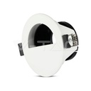 V-TAC 8599, Suport GU10 Rotund Jumătate Alb & Negru