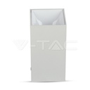 V-TAC 8583, Suport GU10 Pătrat Alb & Alb