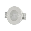 V-TAC 3692, Ramă GU10 Gips Rotundă cu Sticlă Mată