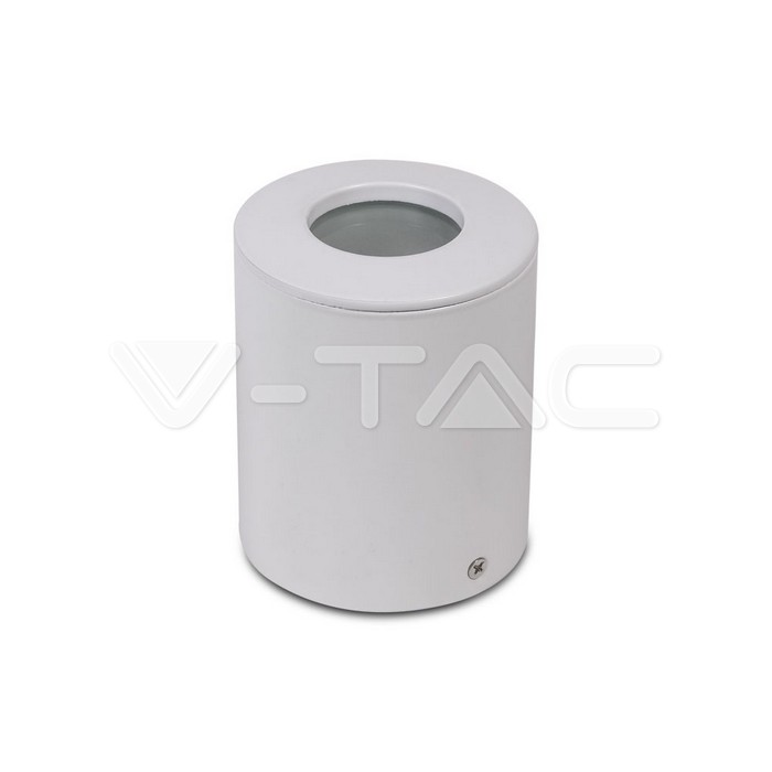 V-TAC 3669, Ramă GU10 Rotundă Alb IP54