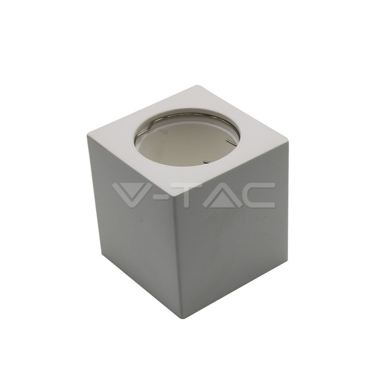 V-TAC 3664, GU10 Gypsum Frame Square White
