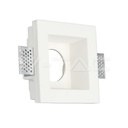 V-TAC 3649, GU10 Housing Square Gypsum White 120x120 mm