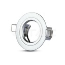 V-TAC 3644, Carcasă GU10 Rotundă Gri Argintiu