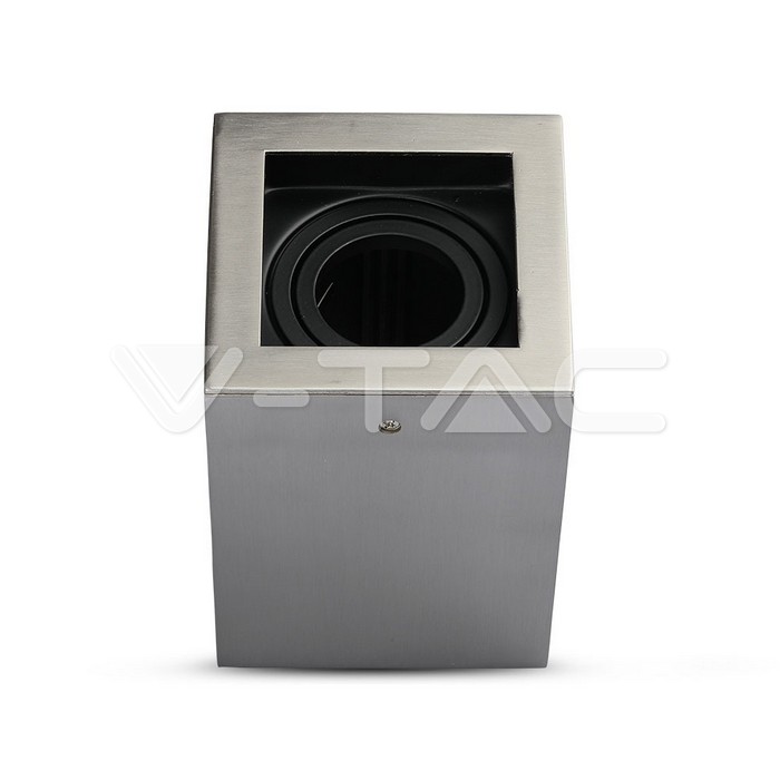V-TAC 3632, GU10 Housing Square Satin Nickel