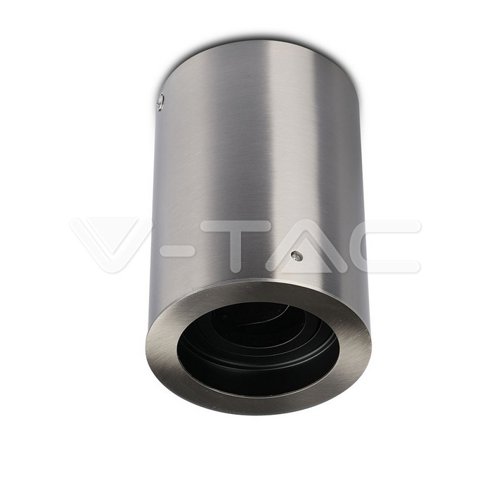 V-TAC 3629, GU10 Housing Round Satin Nickel
