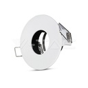 V-TAC 3611, Carcasă GU10 Rotundă Mată Alb Rece