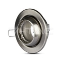 V-TAC 3594, GU10 Adjustable Housing Round Nickel