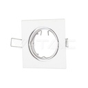 V-TAC 3590, Carcasă GU10 Pătrată Alb