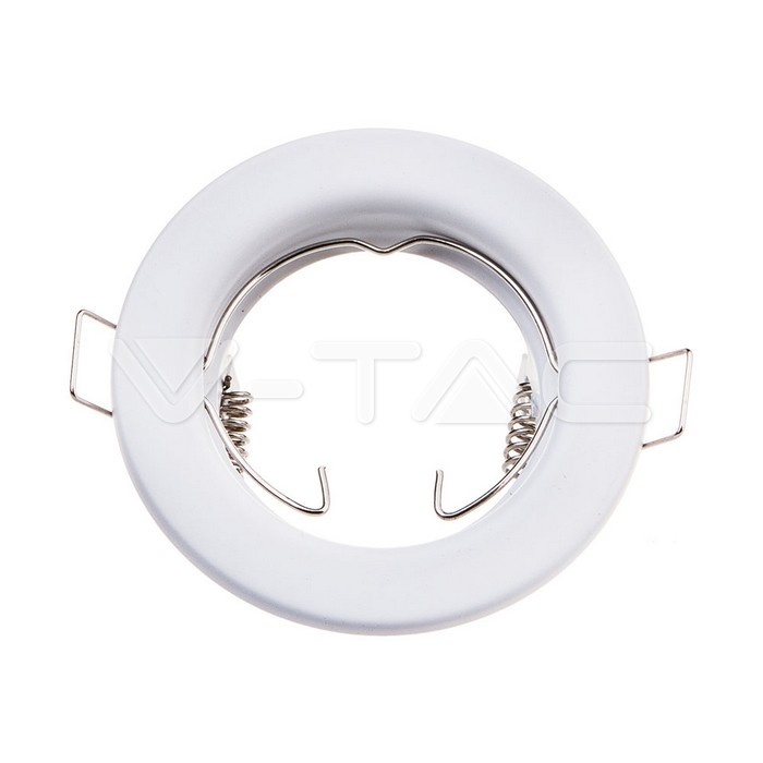 V-TAC 3584, Carcasă GU10 Rotundă Alb