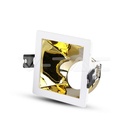 V-TAC 3166, GU10 Frame White Gold Square