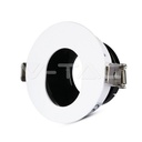 V-TAC 3161, GU10 Frame White Black Round