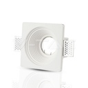 V-TAC 3152, GU10 Gypsum Fitting Round White Recessed