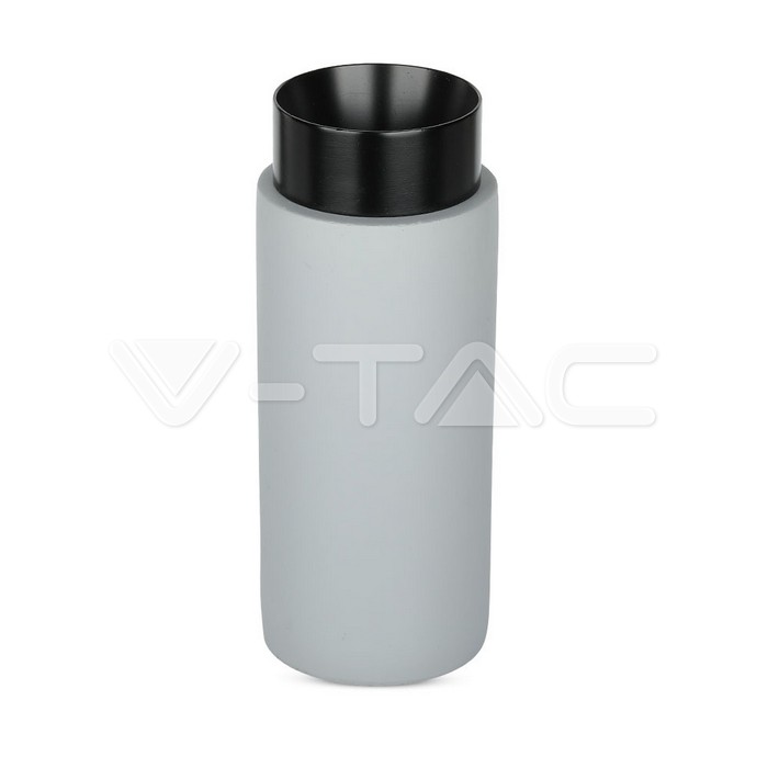 V-TAC 3139, Suport GU10 Montaj Aplicat Gips + Metal + Beton, Negru