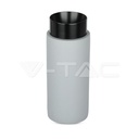 V-TAC 3139, Suport GU10 Montaj Aplicat Gips + Metal + Beton, Negru