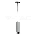 V-TAC 3135, Corp GU10 Suspendat din Gips + Ciment, Detalii Crom