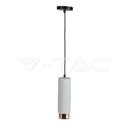 V-TAC 3130, GU10 Suspended Gypsum Cement Fitting Rose Gold Matte Detail