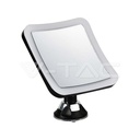 V-TAC 6630, Oglindă LED cu iluminare 3.2W, 3 x AA, corp negru