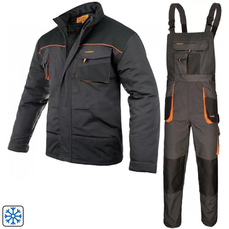 Workwear With Bib Pants, Winter, Unisex, CLASSIC OC