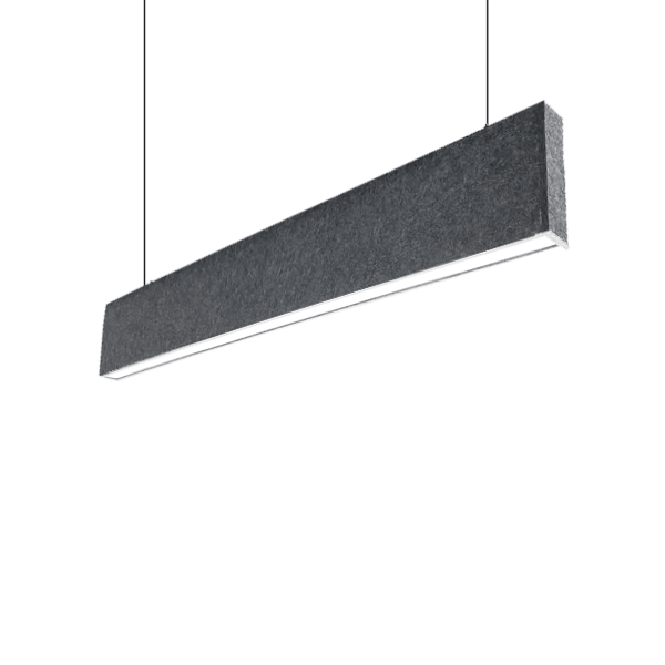 ELMARK 99SM36S4020A/GR, ACOUSTIC LED PROFILE HANGING S36 20W 4000K GRI