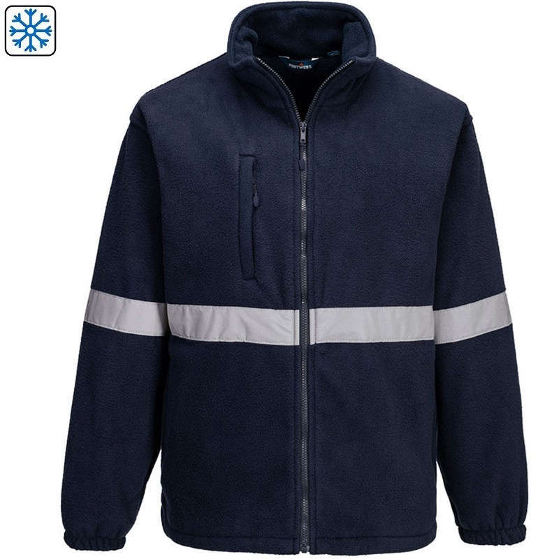 Fleece Work Jacket, Reflective, Unisex, IONA LITE