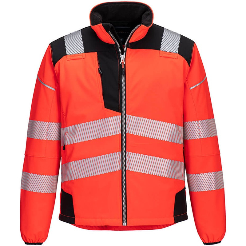 Work jacket, Softshell, Waterproof, Reflective, Unisex, VISION HI-VIS