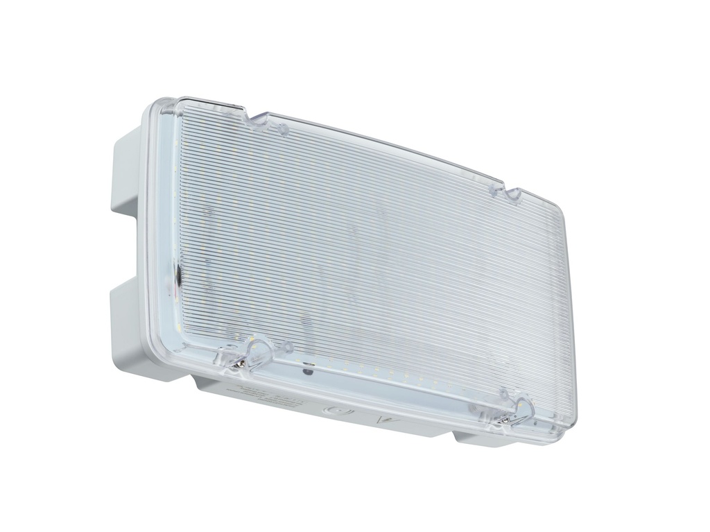 PHILIPS 912401483512, Emergency Bulkhead, high output, 10W, 10W, 321x167 mm; H83 mm, 1587 lm, 6500 K, IP65, ELB3h