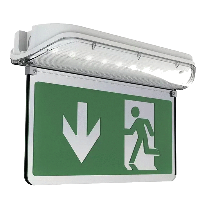 ANSELL LIGHTING AHARLED/3M/ST, Harrier IP65 Blade Exit Sign