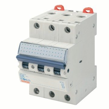 [PTG163.01023] GEWISS GW92865, Întrerupător siguranță automată compactă, MT 250 - 3P, Curbă C 6A, 3 module